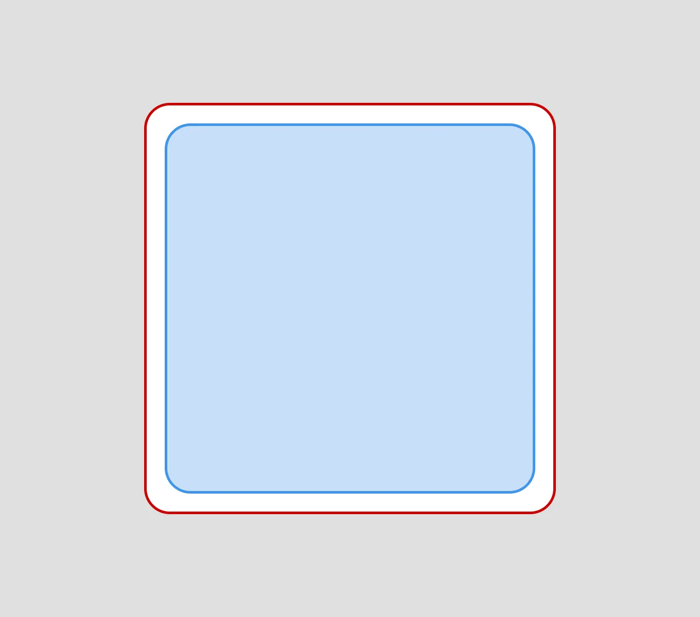 Bad border radius example